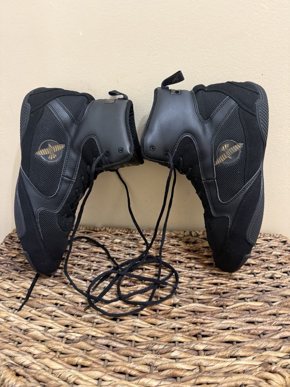 Hayabusa Pro Boxing Shoes Lightweight Black US Mens Sz 8